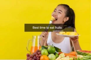Best time to eat fruits
