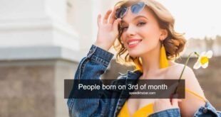 People born on 3rd of month