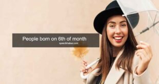 People born on 6th of month