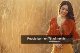 People born on 7th of month