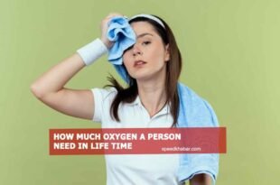 oxygen need in life time